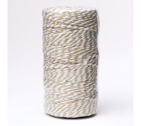 Šnúrka farby  2mmx100m krém/biela