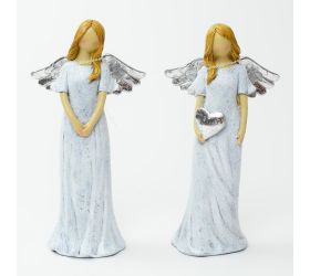 Anjel biely 10x6x21,5cm mix 2