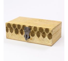Box w lid mango wood malý a65000970 18x10x6cm