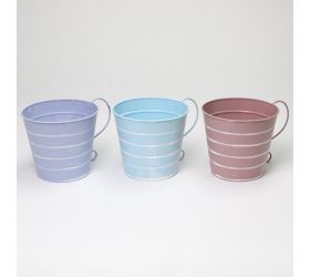 Obal s uchom kov mix 3f pruhy v:13x15cm