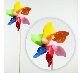 Vrtuľka priem:8cm v:28cm farebná