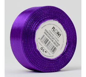 Stuha satén tm.fialová 25mm 15m 046