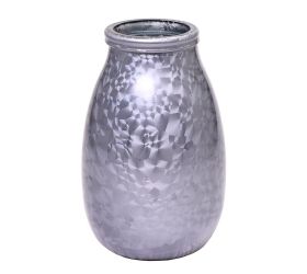 Hurikán ľahké recyklované sklo d. šedá matná - v28xh