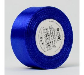 Stuha saten tm.modrá 25mm 15m