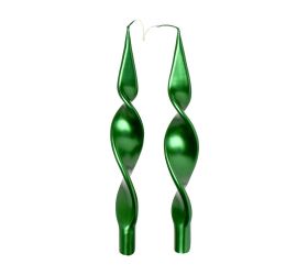 Točená špic laura met.t.zel. bal.2ks 28cm