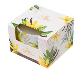 Voň.v skle vanilla 115gr /puk0006/ 8x8x6cm