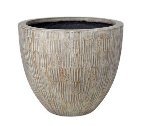 Kv-15 obal umelý kameň pásiky b, sivo-hnedý 50x44