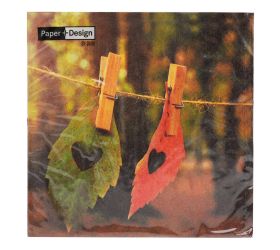 193611 servítky 33x33cm love fall