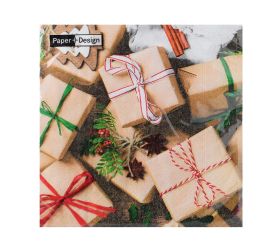 203419 servítky 33x33cm wrapped up