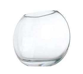 Váza sklo trans. v/v v250 st-26 v24cm