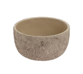 Obal kvety keramika 17*17*14.8 béžový