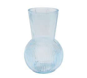 Váza sklo modrá 12*17cm