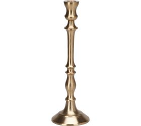 Svietnik na kónic. sviečku 31cm zlatý//a67101330