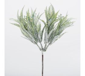 Zápich papraď zel/biela 23cm
