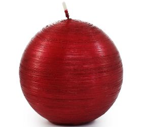 Drapana guľa 80 červená