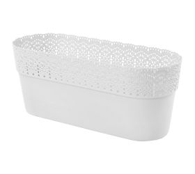 688 obal bella ovál biely 30cm