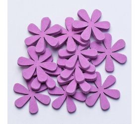 Výrez kvietky fial. 3cm s/40