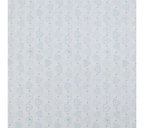 Papier bal. s/25 modré srdiečka  0.7 m0x1 g 60/m2 *4731
