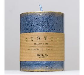 Rustic patina val.7x9 modrý