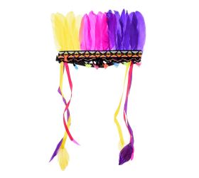 Karnevalový set indián-čelenka