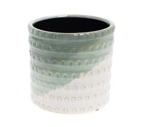 Obal trojfarebný keramika 16.7*16.7*16 mentol