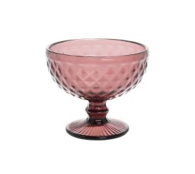 Pohár na zmrzlinu 12x10,5cm ružový
