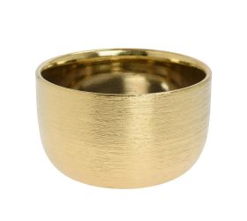 Obal keramika 18x18x11cm zlatý