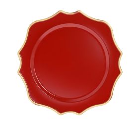Tanier červ./zl plast 33cm
