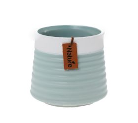 Obal keramika tyrkisovo biela 11,3x11,3x10,2cm