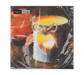 207452 servítky jeseň žiara 33x33cm/207452