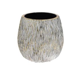 Obal cement bianco oro pr.16,5 x v16cm