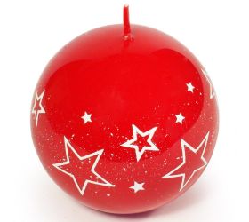 Biele hviezdy guľa 80 če