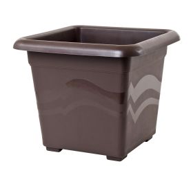 Kvetináč quattro hnedý 40x40x33cm