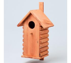 Td015.b zahniezďovacia budka terakota 14x13x30/35cm