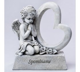 Led anjel srdce 18x8x19cm polyres=211730