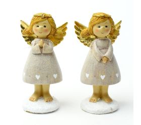 Anjel ružový 8x5,5x15cm mix 2