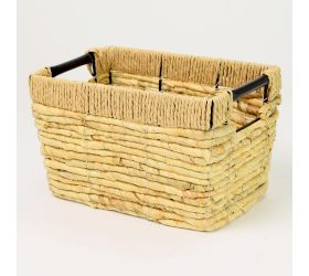 420fl/s koš slama biela 28x19x17cm