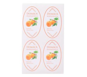 Samolepky marhulovica16ks/mix zel.