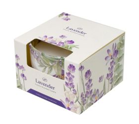 Voň.v skle lavender 115gr /puk0008/ 8x8x6cm