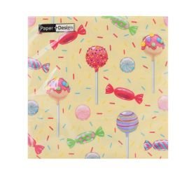 198281 servítky party candy 33x33cm