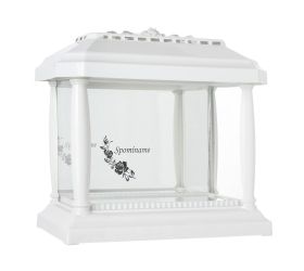 Lampion veľ. panteon biely/spomíname/