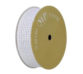 Stuha 3,8cmx10m biela 3670 01