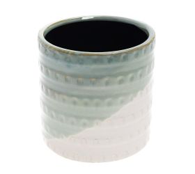 Obal trojfarebný keramika 13.4*13.4*13.5 mentol