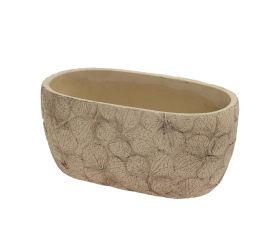 Obal kvety keramika 23*12.8*10.8 béžový