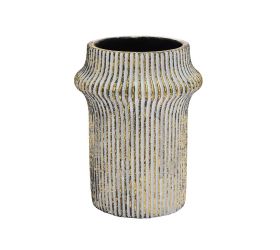 Obal váza cement port/bordo pr.14 x pr.18cm