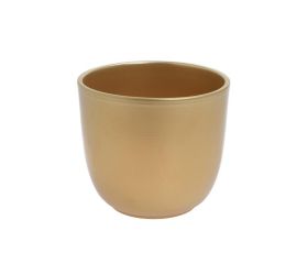 Obal mica decorations tusca plant pot - v13 x pr.13,5cm - gold /1019037