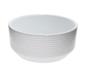 Miska biela s pásmi 20,5xv9cm