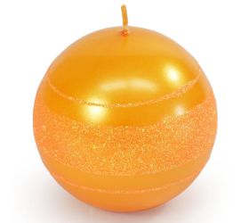 Briliant met.guľa 80 oranž