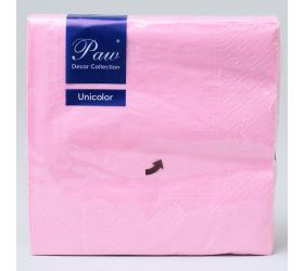 Sdl110004 servítky unicolor lunch rosa 3vrs/33x33cm 20ks