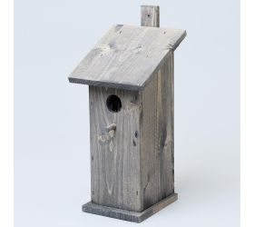 Td015.m zahniezďovacia budka sivá 14x13x30/35cm